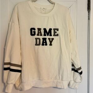 Z Supply Cream Game Day Sweatshirt